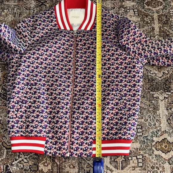 Maje Bomber Jacket Women's Size 38 ( Medium) - Picture 8 of 12